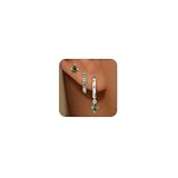GEORGE · SMITH Sterling Silver Hoop Earrings for Women, Emerald Green Earrings,...