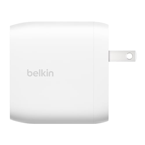 Belkin Dual USB C Charger Block 60W w/PPS Super Fast Charging - Samsung Galaxy S25, Apple iPhone 17, Air, Pro, Pro Max, iPad, MacBook Air, AirPods, Google Pixel 10, Nintendo Switch 2, etc - White image 8