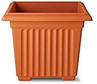 Stewart 2275034 Corinthian Square Planter, 40 cm - Terracotta