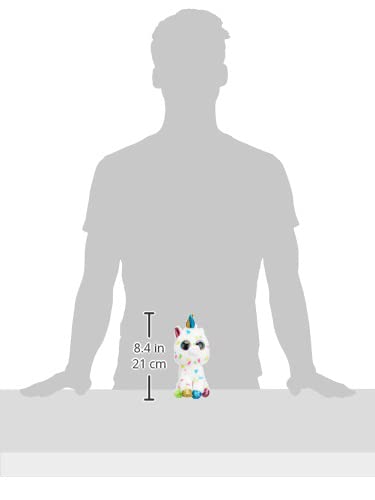 Pelucia Ty Beanie Boo Unicornio Branco Original