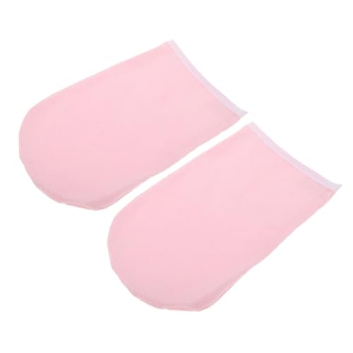 VALICLUD 2Pcs Wax Mitts Spa Gloves for Paraffin Treatments Lightweight and Breathable Design Stylish with Trim for Home and Salon Use