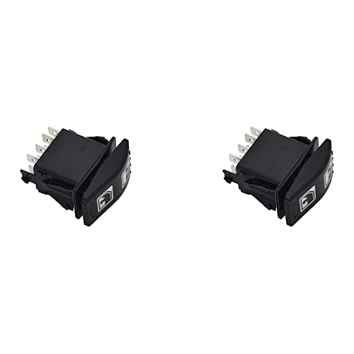2 X 710004979 705800048 Power Window Switch Left Driver Side Compatible with Can-Am Defender HD8 2016-2021, Defender HD10 2016-2022, Defender Max HD8 2018-2019, Defender Max HD10 2018-2022, 8 Pins by Chuuparts - Used condition - Image 2