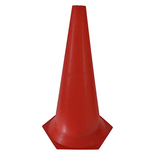 Cone de Marcação de Plástico Muvin – 50cm – Kit com 8 - Treino Funcional – Agilidade – Treinamento –