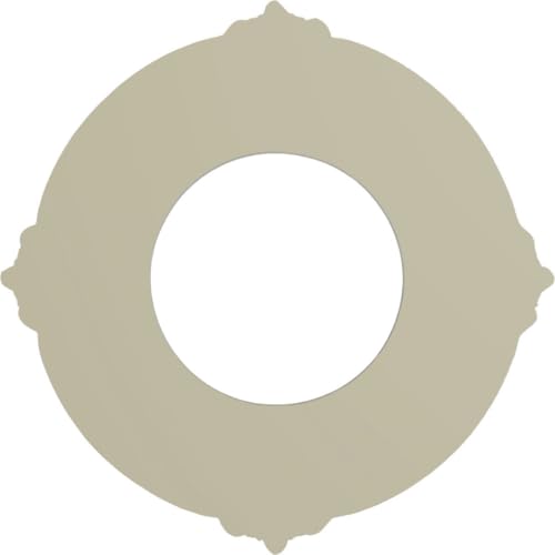 Ekena Millwork CM09BN Benson Ceiling Medallion, 9"OD x 4 1/8"ID x 5/8"P, Primed by Ekena Millwork - Used condition - Image 4