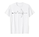 Archer Heartbeat Archery Bow Arrow Bowhunting Hunting Gifts T-Shirt
