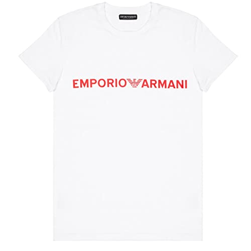 Preisvergleich Produktbild Emporio Armani Underwear Herren Megalogo Pyjamas, Weiß, L