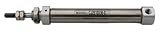 Pneumatikzylinder einfachwirkend CDJ2B10-30-S, Kolbendurchmesser 10mm, Hub 30mm (Ø10mm CDCJ2B10-S, einfachwirkend, Hub 30mm)