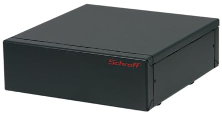 nVent SCHROFF Interscale M 19 Zoll Rack-Montage-Gehäuse 1 U Grau, B: 221 mm x T: 221 mm x H: 44 mm