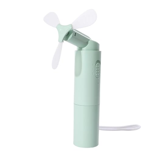 Mini Ventilatore Portatile Ricaricabile 3000mAh USB Alimentato A Batteria 22+Ore di Autonomia Piccolo Verde