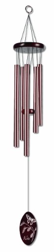 Sunset Vista Designs Bronze Classic Wind Chime with Butterfly, Small