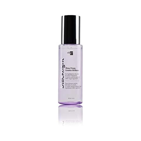 Blacklight Hair Shine Drops by Oligo Professionnel | Anti Frizz Hair Serum with 11 Amino Acids and Argan Oil | Hair Gloss Treatment | Sulfate Free and Paraben Free Anti Frizz Serum (3.4 oz) Cover