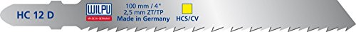 WILPU Stichsägeblatt HC 12 D mit Einnockenschaft- / T-Schaft-Aufnahme, 5 Stück
