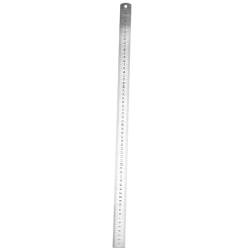 Règle à bord droit en acier double face 60cm incassable