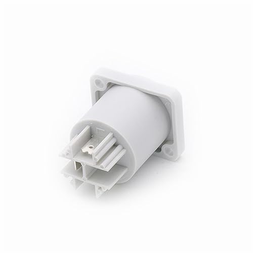Conector para montaje en panel NAC3MPA hembra para alimentar racks de iluminacion de teatros 6