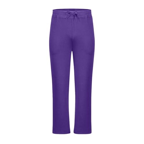 Mens Jogger Sports Pants Solid Color Straight Casual Drawstring Sweatpants with Pocket Fall Fashion Casual Trousers4