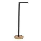 TIENDA EURASIA - Portarrollos Papel Higienico | Plegable | Base de Bambú 15 cm...