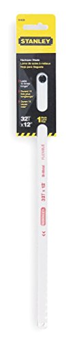 Stanley 15-630 32 Tpi Bi-Metal 12 Inch Hacksaw Blade, Pack of 1