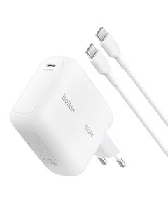 Chargeur Secteur USB-C 100 W GaN Belkin BoostCharge + Câble 1,5 m