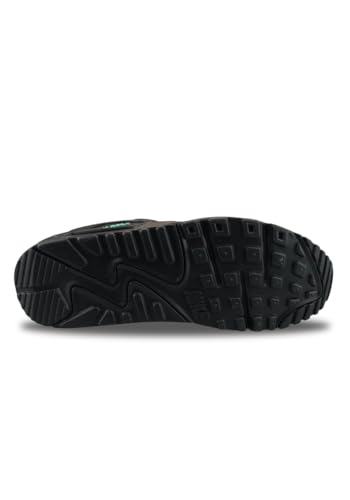 Nike Air Max 90 Mens Running Shoes (Dark Smoke Grey/Clear Jade/Black/White) (IF0670-002, Black/Green/Grey/White)4