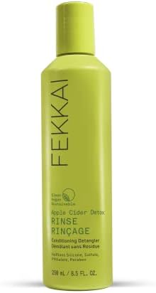 Fekkai Apple Cider Detox Rinse - 8.5 oz - Detangling Treatment - Salon Grade, EWG Compliant, Vegan & Cruelty Free - Promotes Hair & Scalp Health