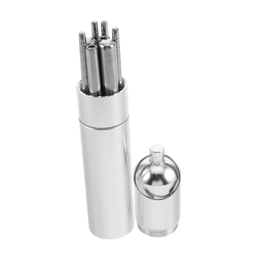 LOLIPPYY 2組 折りたたみ式軽量ステンレス製箸膳 ポータブル収納ケース付き キャンプ アウトドア 旅行用携帯用食器 簡単収納で衛生的な携帯