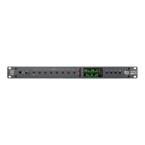 Solid State Logic Alpha 8 High-Performance 8 x 8 AD and DA Converter with Analogue, ADAT, and USB I and O (Black)