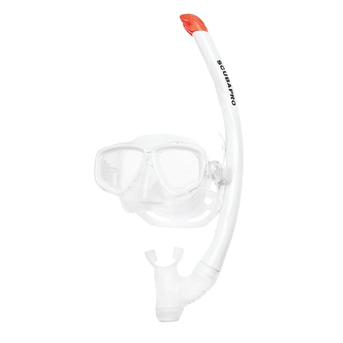 SCUBAPRO Ecco Diving Mask with Snorkel (White)