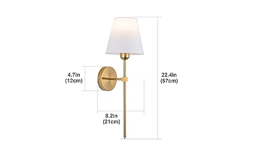 Jengush RO-01 Wall Sconces Lights, No Wiring Required thumb #4