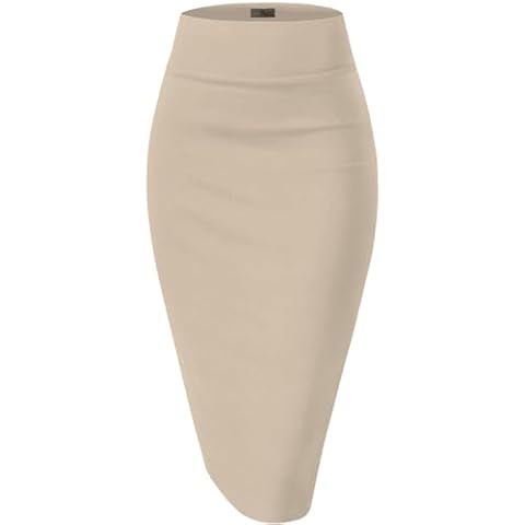 Hybrid & Company Women's Stretch Pencil Skirt Cover