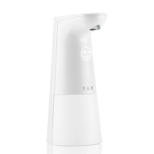 Y&Y ソープディスペンサー 自動 ハンドソープ 泡 オート センサー 非接触 キッチン 洗面所 電池式 ホワイト