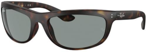 Ray-Ban RB4089 Sunglasses Bundle: RB 4089 BALORAMA 894/56 Matte Havana/Blue Crystal Standard and Eyewear Cleaning Kit