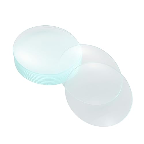 LIFKOME Uds Cubiertas para Vasos De Vidrio De Tapas para Platos De Evaporación De Laboratorio para Uso Escolar y Doméstico Accesorios De Vidrio Científico