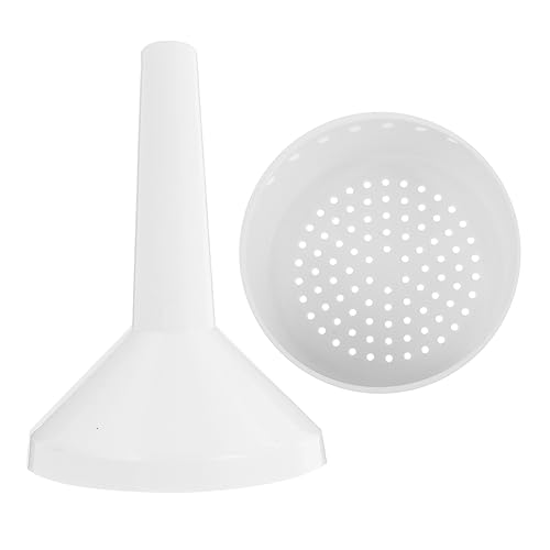 Veemoon Chemistry Laboratory Filter Kit Plastic Funnel Acid Alkali Resistant Multi-Functional 2pcs Set