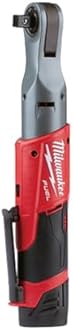 Milwaukee M12 FUEL 1/2" Ratchet with 2 Batteries and Charger Kit 2558-22
