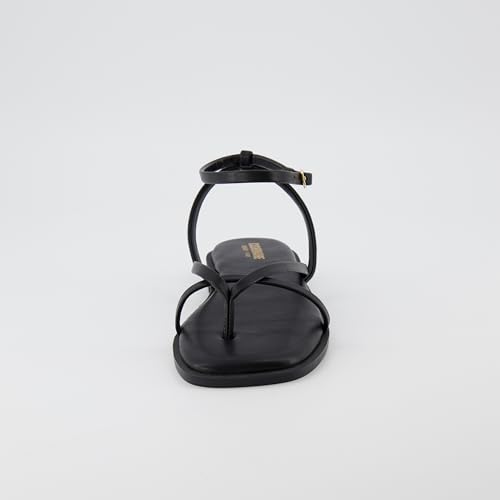 CUSHIONAIRE Women's Vida strappy flat sandal +Memory Foam and Wide Widths Available3