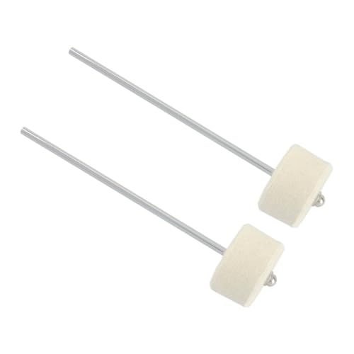 2 piezas pedal simple electrónico para batería miniatura 1
