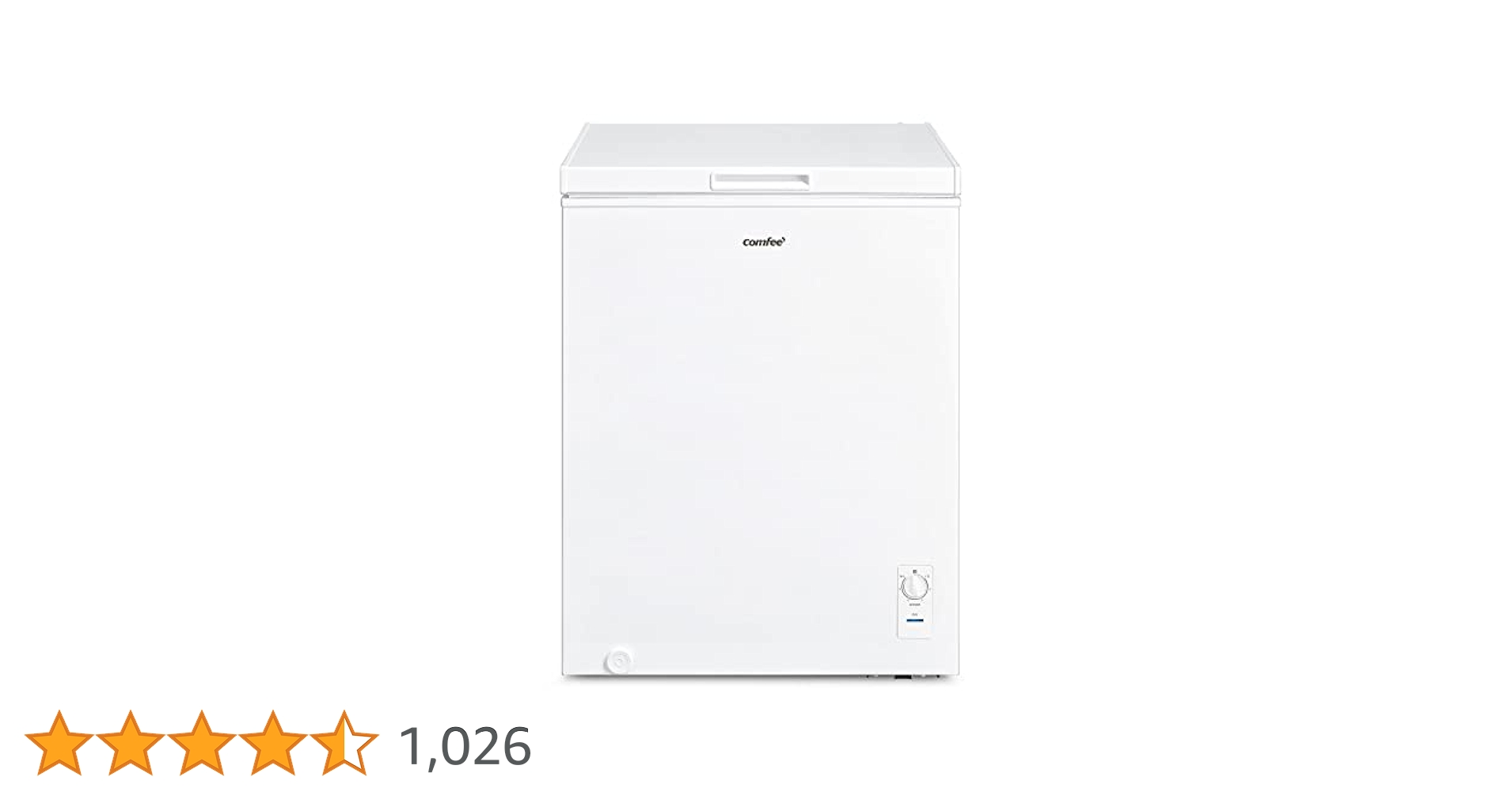 コスナビComfee 冷凍庫 142L Amazon.co.jp: COMFEE' 冷凍庫 142L 上開き 温度調節6段階 大
