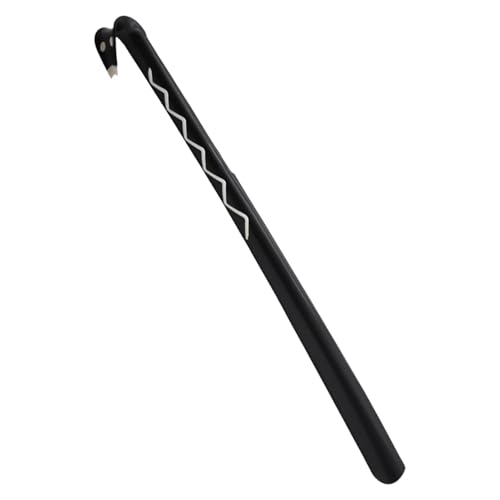 Frfik Calçador, 60 cm, calçado, calçado, cabo confortável, material durável para idosos e pessoas com mobilidade reduzida, Preto