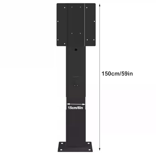 Support de borne de recharge pour véhicule électrique socle acier durable