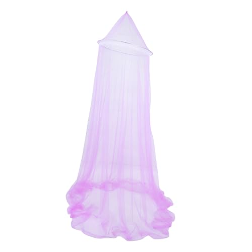 TOBBOMEY Mosquitera Princess Dome Roja Colgante De De Cama De Viaje Cortinas De Cama Adecuada para Dormitorio Sala De y Cómoda Fácil Instalación con Ganchos y Cuerdas