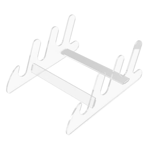 HOMSFOU Keyboard Holder Stand Acrylic Keyboard Display Stand for Computer Office Home