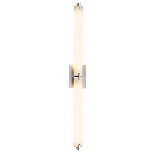 George Kovacs P5046-084, Tube Glass Wall Vanity Lighting, 6 Light Halogen, Brushed Nickel #TOP4