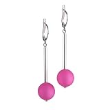 modeschmuck pink Alle Metallteile sind aus versilbertem Messing und auf Verträglichkeit geprüft