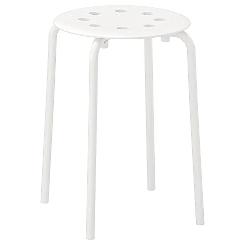 Image of Marius Durable Stool- 45 cm - by STOCKLAND (White 45 cm) (Steel,Polypropylene plastic)