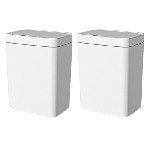 Poubelle intelligente automatique sans contact lot de 2 poubelles de salle de bain