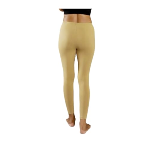 Image of Women�s Slim Fit Cotton Lycra 4-Way Leggings|Ankle Length|