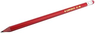 Whitebox 93761 Pencils Rubber Tip Red HB Ref 93761 [Pack of 12]