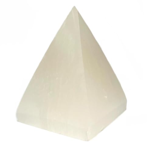 Tall Sacred Energized Selenite Pyramid 2.3