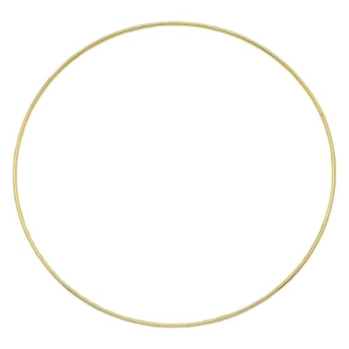 Aros para atrapasueños redondos y anillos metálicos de 25cm para manualidades de pared