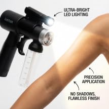 Naked Sun IonTan DualPower Spray Tan Kit with Tanning Tent & Naked Sun Solution Trio – Cordless/AC Handheld Machine, Dark, Violet & Rapid Solutions – Professional At-Home/Mobile Spray Tanning System